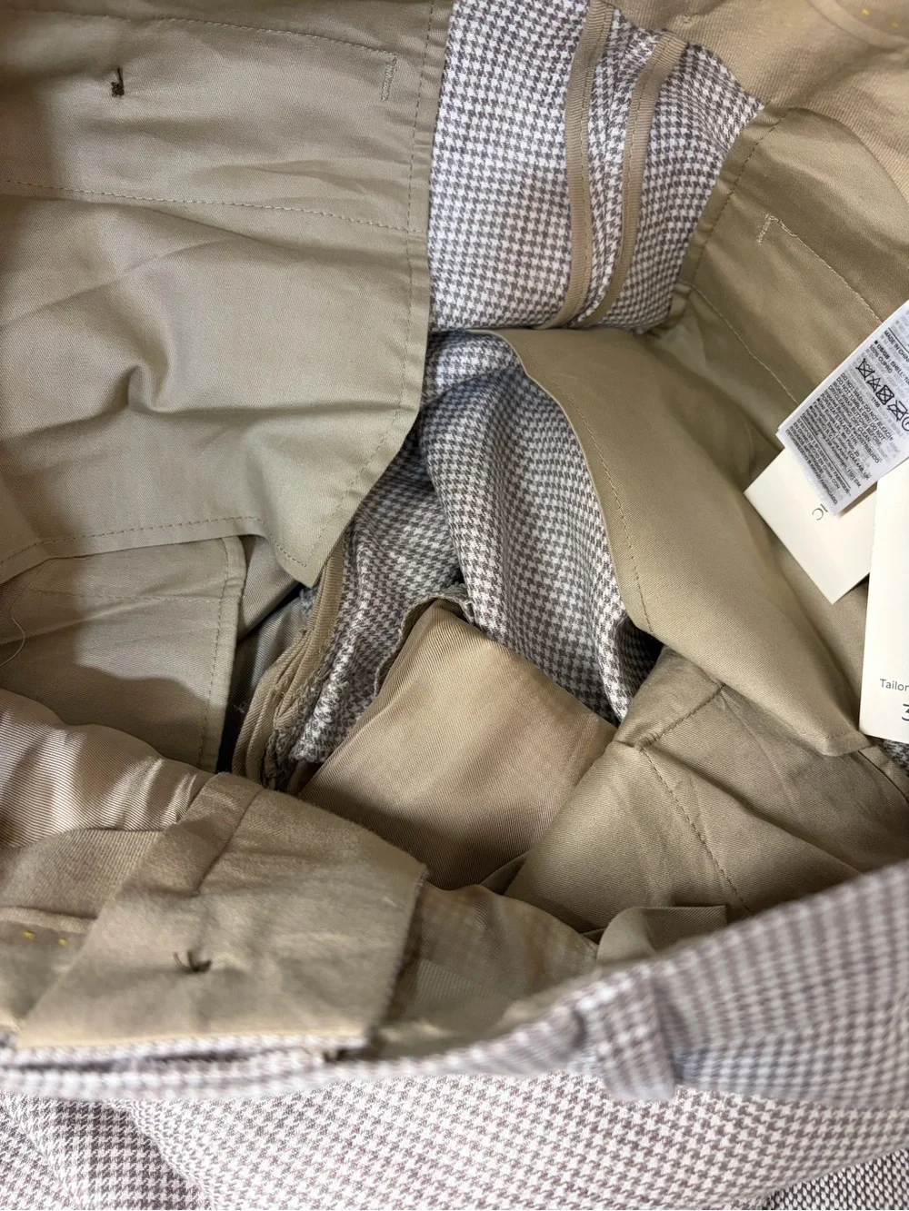 Banana Republic | New Houndstooth Tailored Slim Fit trousers Men’s size 33 x 30
